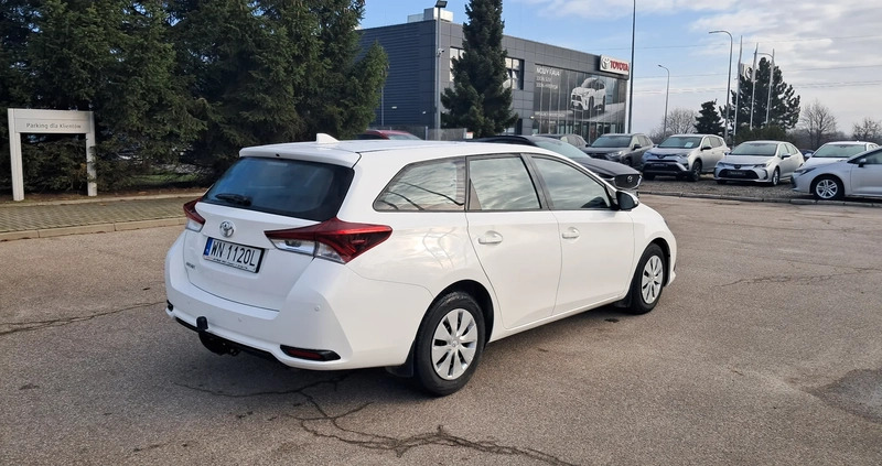 Toyota Auris cena 47900 przebieg: 155046, rok produkcji 2018 z Nowe Warpno małe 121